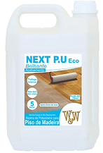 W&W Resina Next P.U Eco Piso de Madeira Brilho 5 Litros